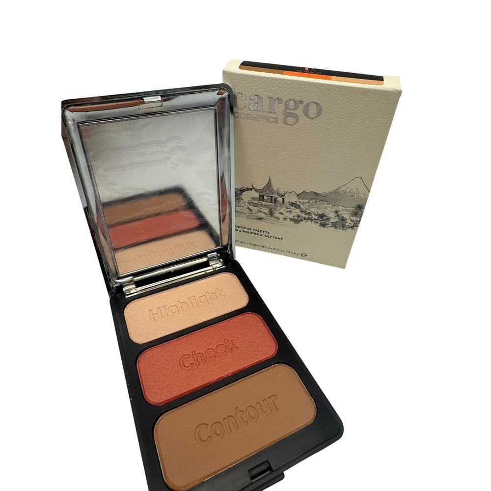 Cargo Cosmetics Contour Palette in the Monaco shade 3 X 0.21 Oz New in Box